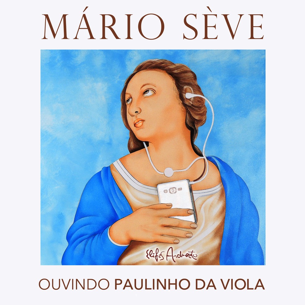 Capa do álbum 'Ouvindo Paulinho da Viola', de Mário Sève — Foto: Arte de Elifas Andreato