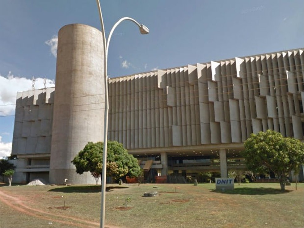 Fachada da sede do Dnit, em Brasília  — Foto: Google/Reprodução