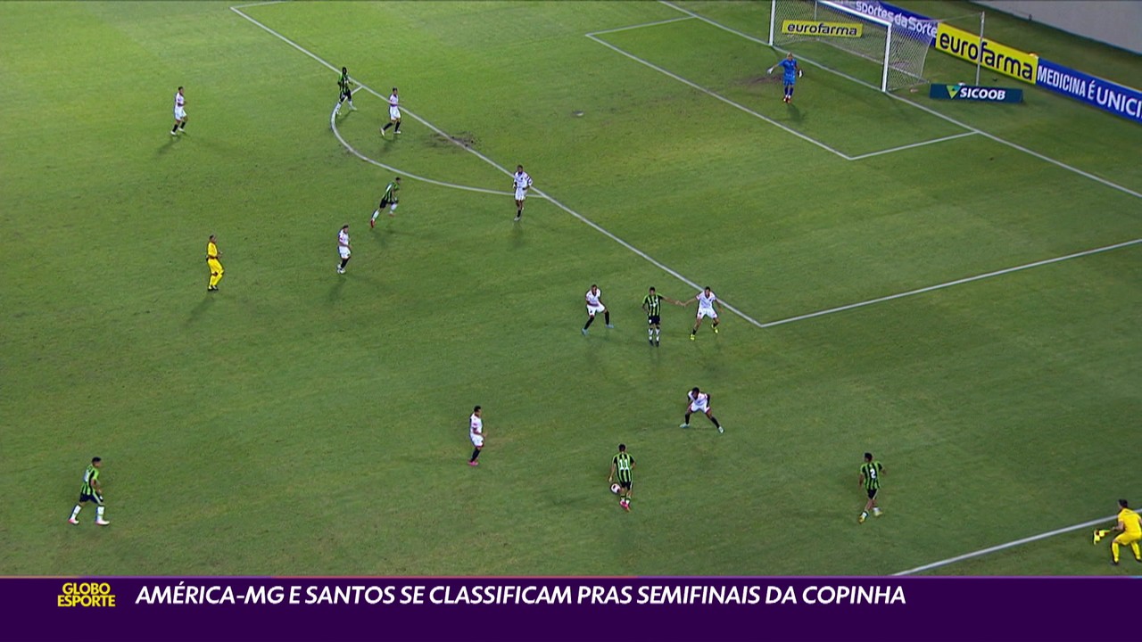 América-MG e Santos se classificam pras semifinais da Copinha