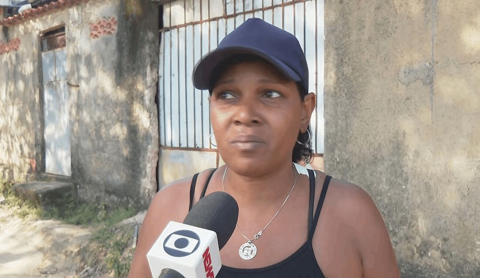 Marizete Dias: mulher não conseguia falar — Foto: TV Globo
