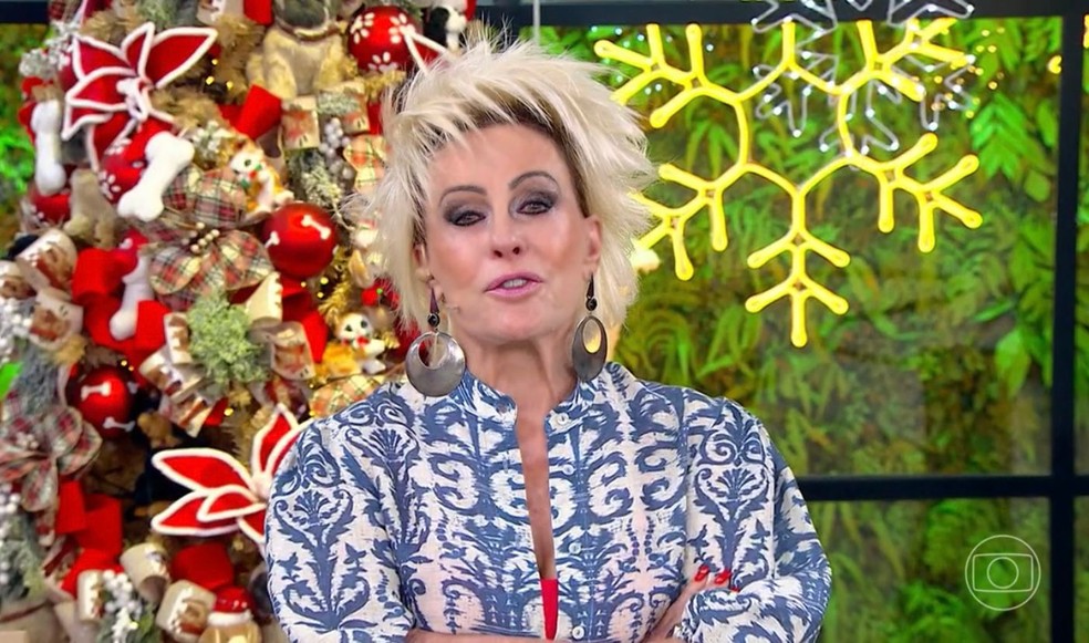 Ana Maria Braga chora ao falar de empatia   Foto: Reproduo/Globo