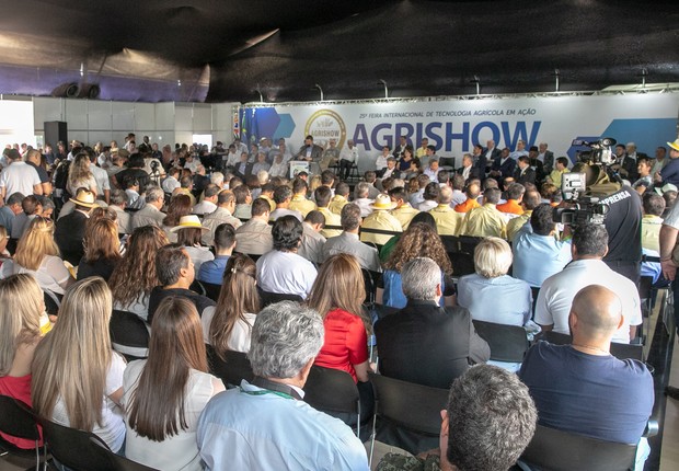 Abertura da Agrishow 2018 (Foto: Ciete Silvério/Fotos Públicas)