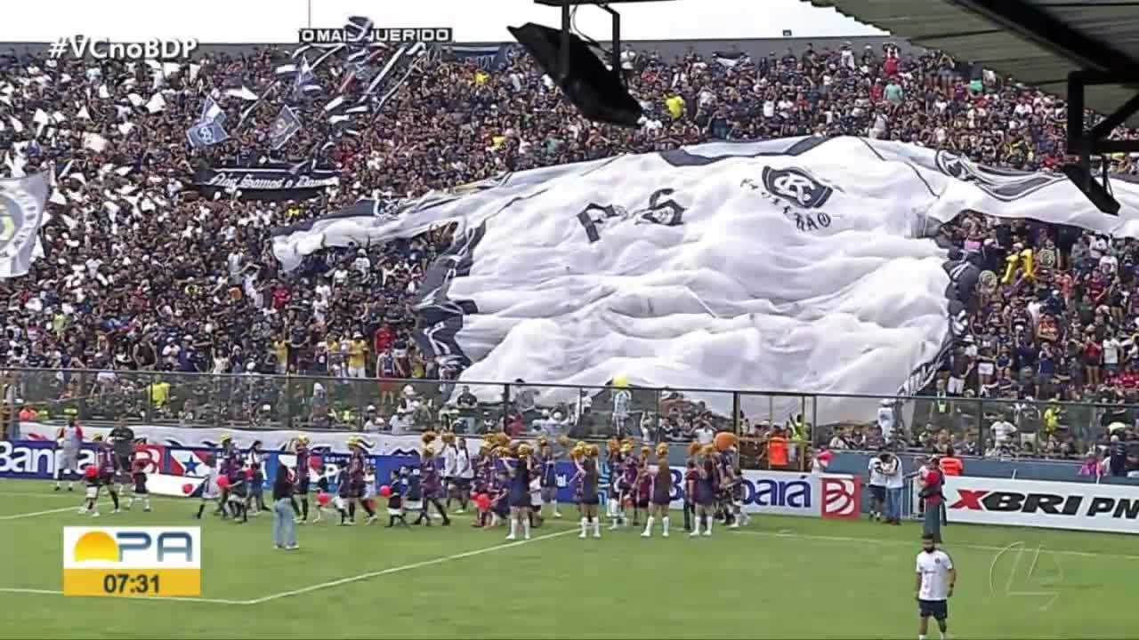 Quase 13 mil pessoas compareceram ao Baen&atilde;o na estreia do Remo no Paraz&atilde;o