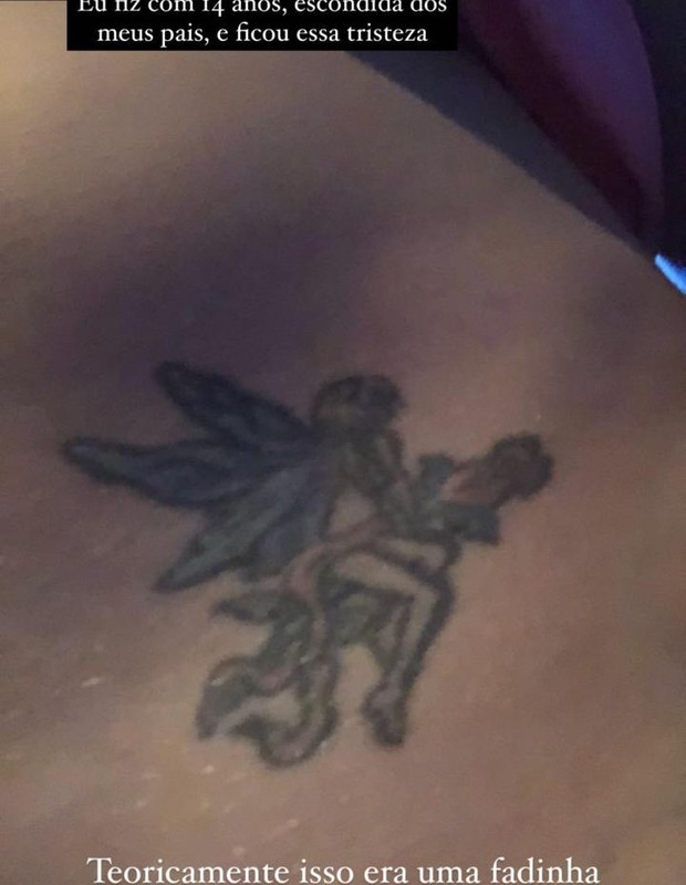 Marcela McGowan mostra tatuagem antiga (Foto: Reprodução/Instagram)