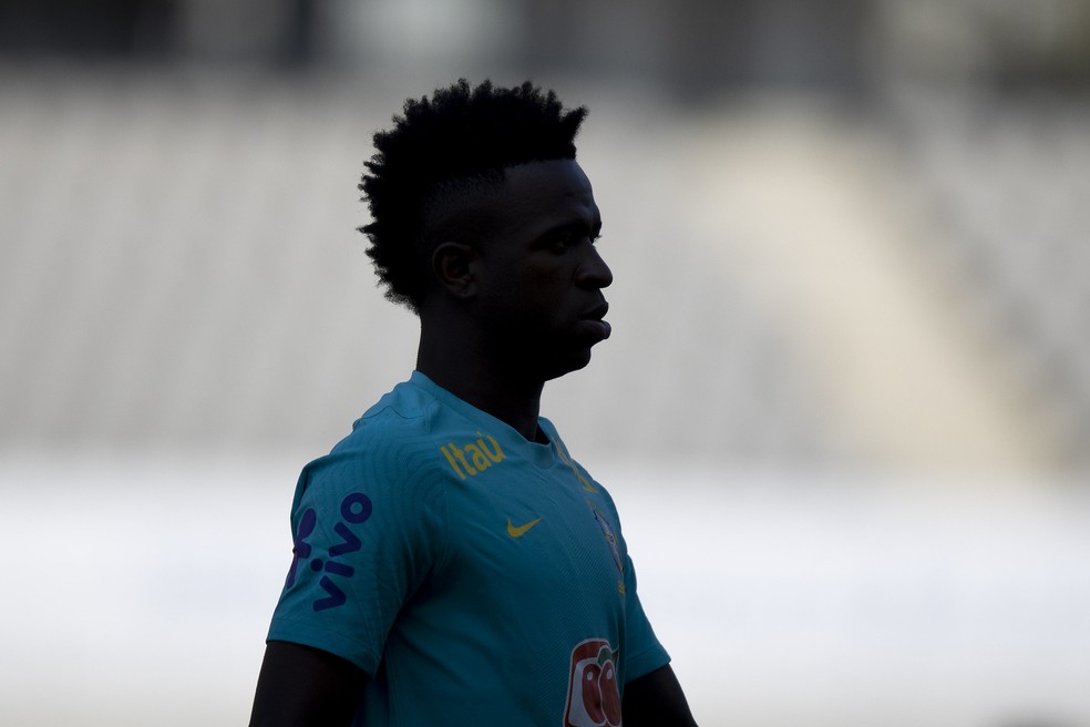 Vini Júnior deve ser titular da Seleção em Tóquio — Foto: Lucas Figueiredo / CBF