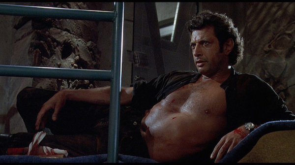 O ator Jeff Goldblum em cena de Jurassic Park (1993) (Foto: Reprodução)