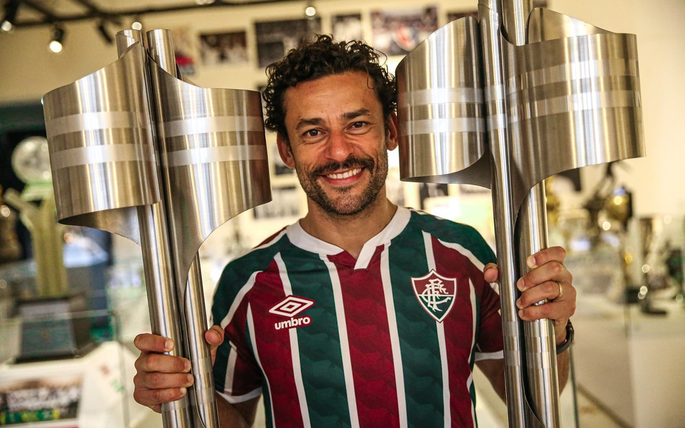 Fred tem 288 jogos, 172 gols, dois títulos brasileiros e um carioca com a camisa do Fluminense — Foto: Lucas Merçon / FFC