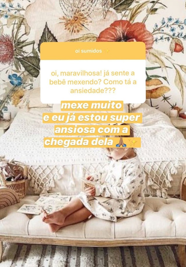 Carol Dias fala sobre a gestação e dá apelidos pra filha (Foto: Reprodução/Instagram)