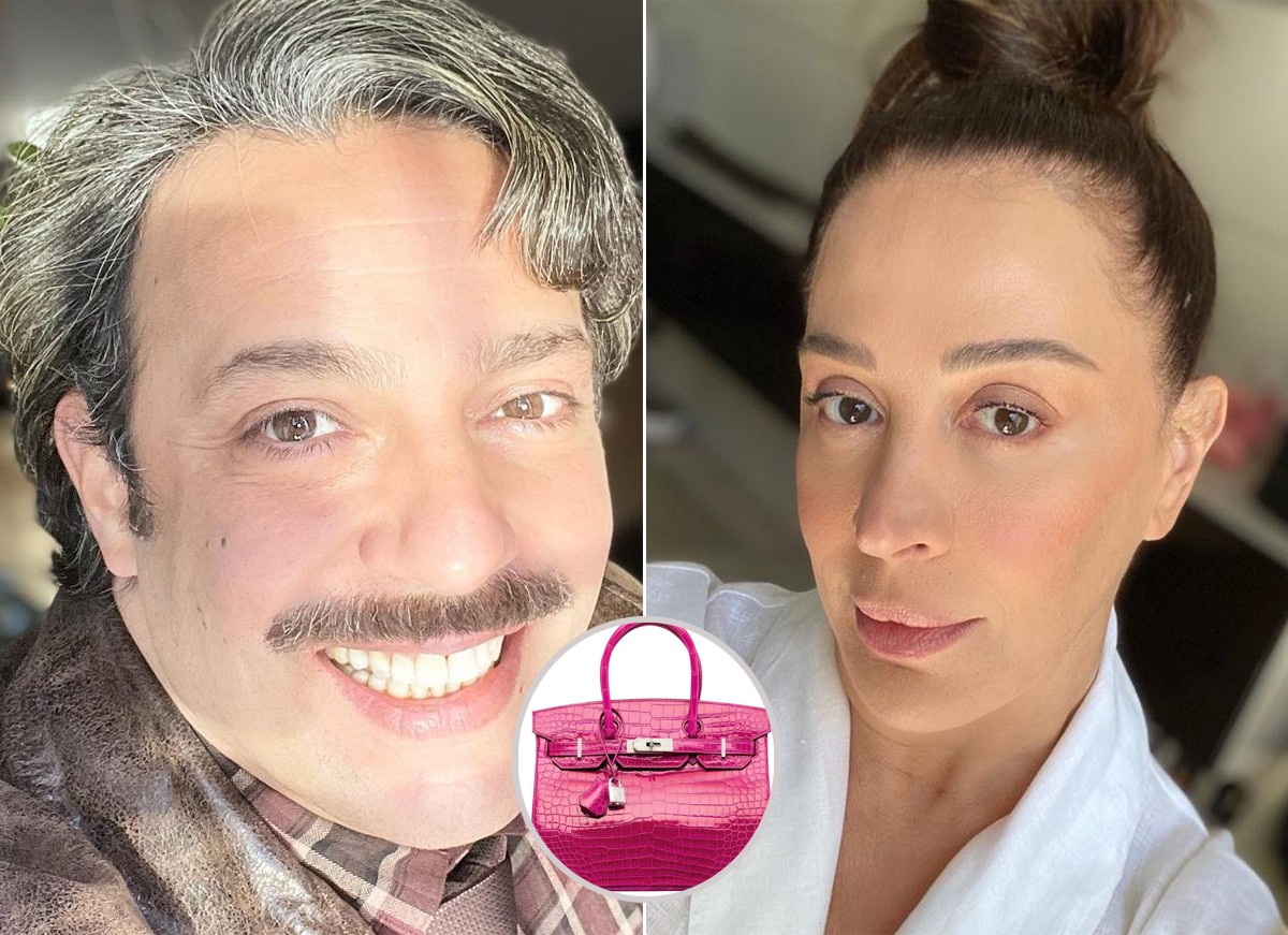 Marcelo Médici relembra brincadeira de Claudia Raia envolvendo bolsa grifada (Foto: Reprodução / Instagram e Hermès )