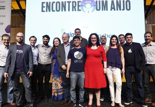Finalistas do Encontre um Anjo 2017 durante o Festival de Cultura Empreendedora (Foto: Ricardo Cardoso/Editora Globo)