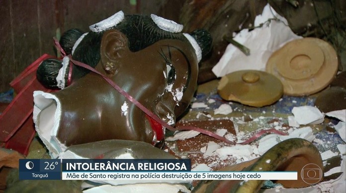 Policia Investiga Depredacao De Imagens De Orixas Quebradas Em Niteroi Rj Rio De Janeiro G1