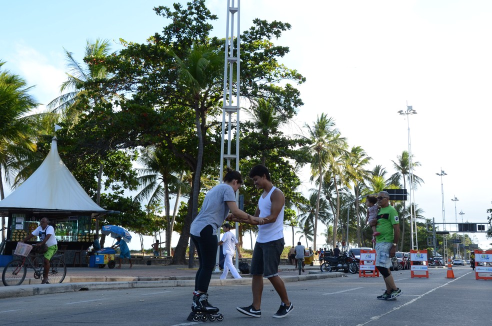 Atividades do Recife Verão acontecem no Segundo Jardim de Boa Viagem, na Zona Sul do Recife (Foto: Lú Streithorst/Arquivo PCR)