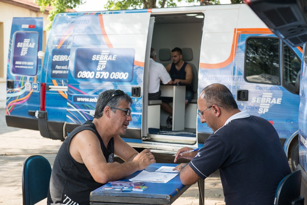 Unidade móvel do Sebrae atende micro e pequenos empresários em Campinas (Foto: Divulgação) (Foto: Divulgação/Sebrae-SP)