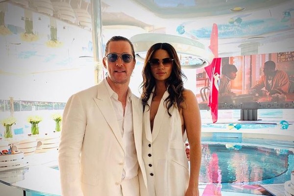 Matthew McConaughey e a esposa Camila Alves (Foto: Instagram)