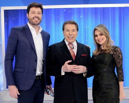 Danilo Gentili, Silvio Santos e Rachel Sheherazade (Foto: Reprodução Instagram)