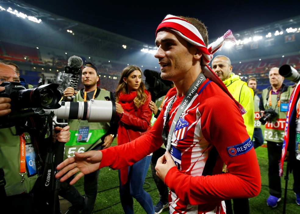 Griezmann Olympique de Marselha x Atlético de Madrid  (Foto: Peter Cziborra / Reuters)
