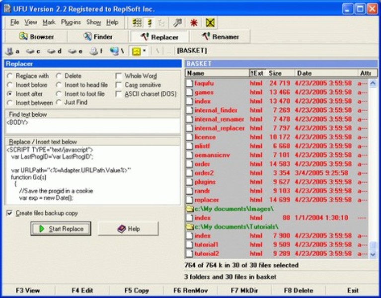 Batch Text Replacer 2.15 free downloads