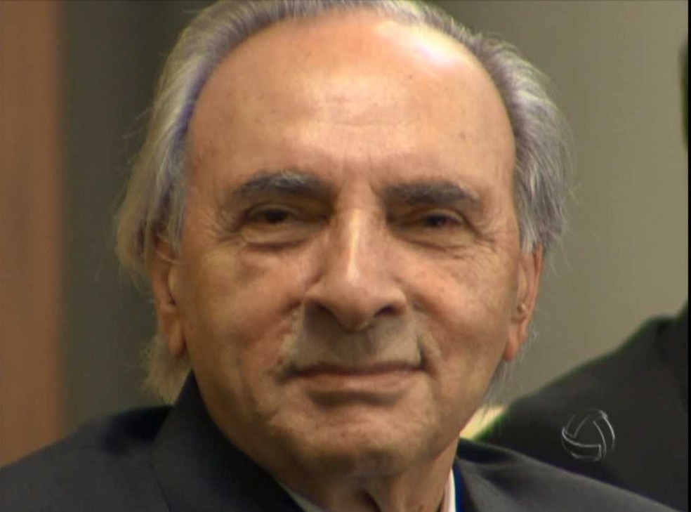 O empresário Ueze Zahran faleceu aos 94 anos em São Paulo. — Foto: TV Morena/Reprodução