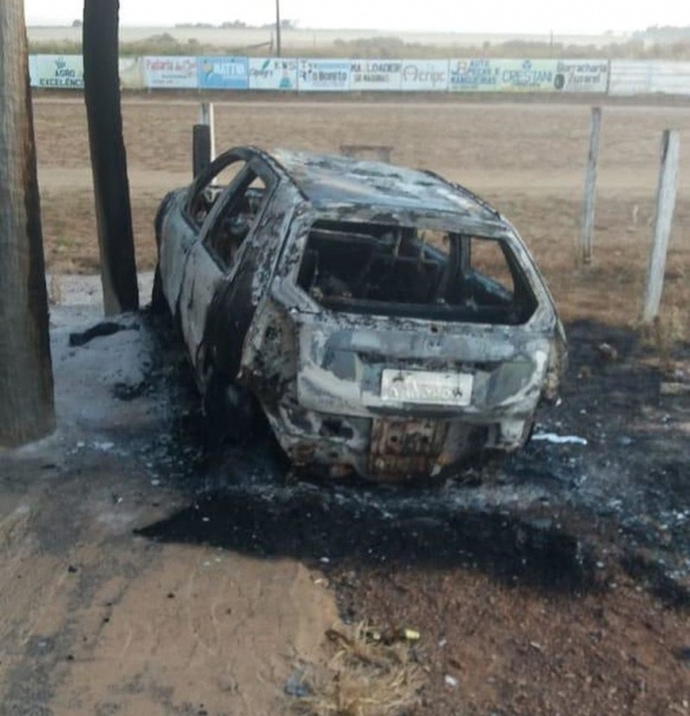 Ex-namorado matou professora queimada dentro de carro em parque de exposição em Santa Carmem — Foto: Divulgação