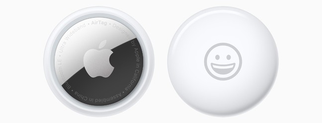 Apple lança rastreador "AirTag", uma espécie de etiqueta eletrônica que permite localizar itens pessoais, como chaves, por exemplo.Divulgação