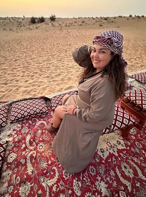 Fabiana Karla abre álbum de viagem a Dubai e mostra fotos com marido (Foto: Reprodução/ Instagram)