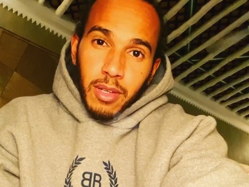 Lewis Hamilton em postagem no Instagram — Foto: Reprodução