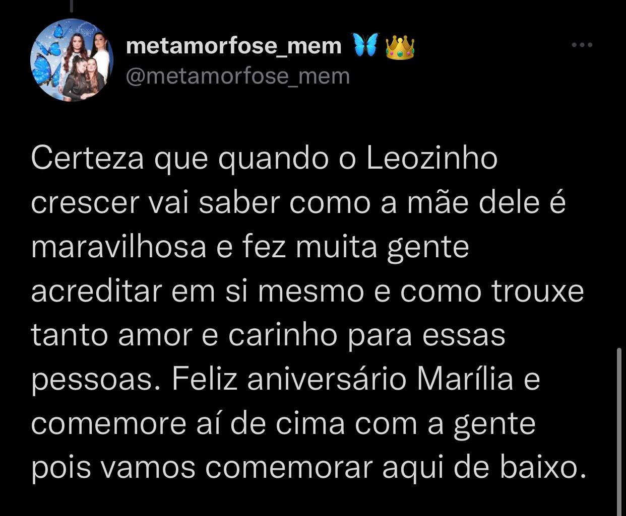 Marília Mendonça ganha homenagens dos fãs no Twitter (Foto: Reprodução / Instagram)