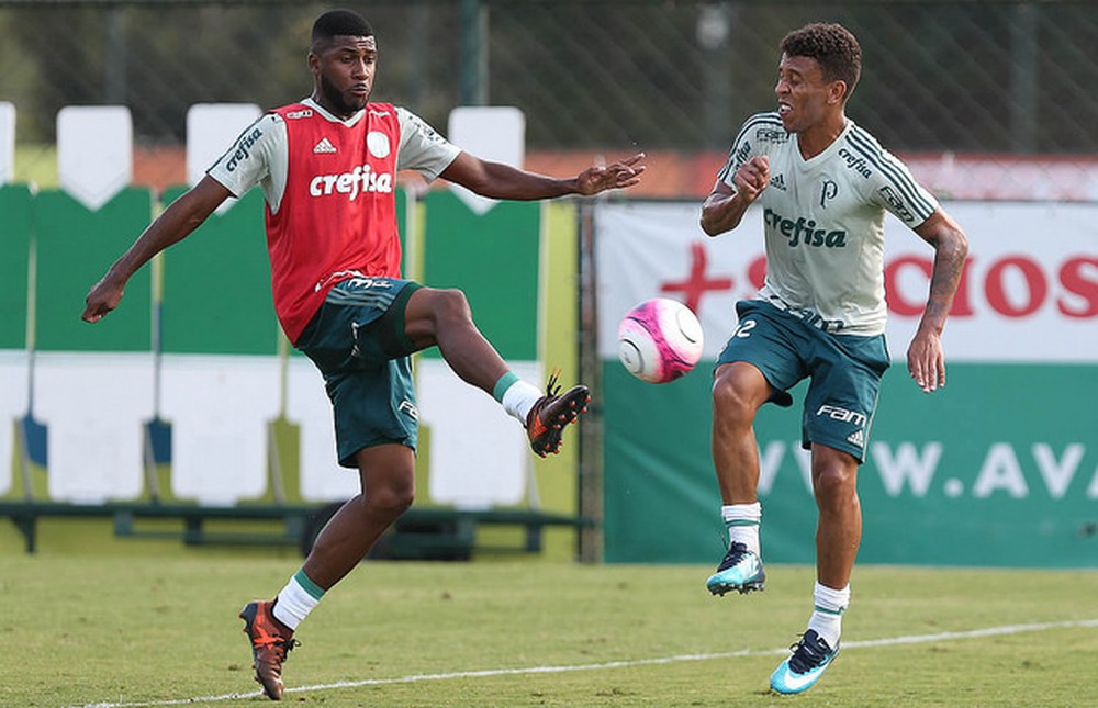 Titular pela primeira vez no Palmeiras, Zagueiro celebra 