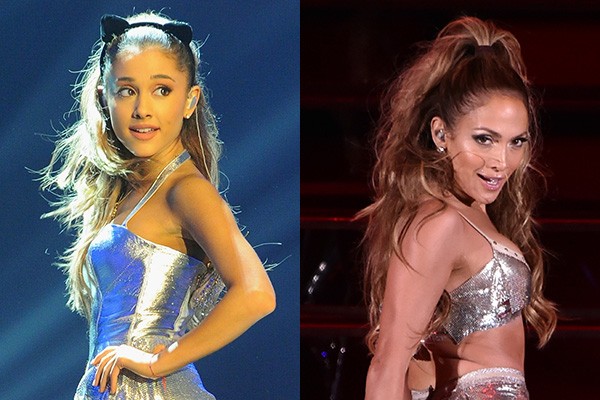 Ariana Grande pode até ter origens italianas, mas ela certamente lembra muito a latina Jennifer Lopez. E parece estar seguindo os passos desta última ao estrelato. Quem sabe não ganhamos uma Ari from the block? (Foto: Getty Images)