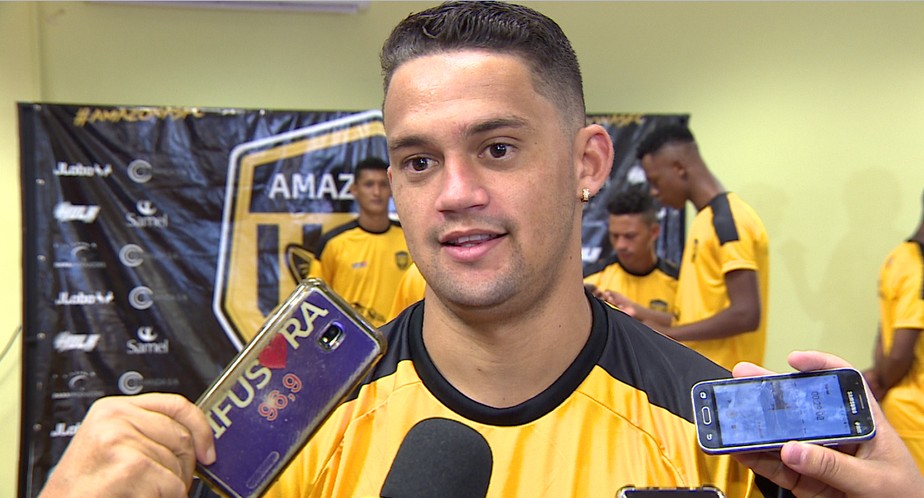 Bacas jogador de muita reÃÂ§a e determinaÃÂ§Ã£o dentro de campo (Foto: Daniel Moreno)
