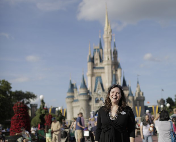 Paula Hall conta que adora trabalhar na Disney (Foto: Paulo Gonçalves / GShow)