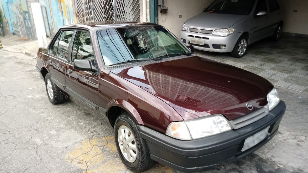 O Monza de Wallace é idêntico ao seu primeiro carro — Foto: Arquivo pessoal