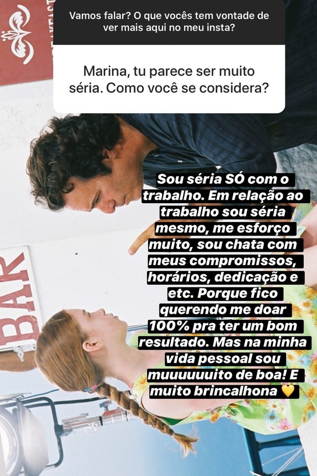 Marina Ruy Barbosa tem papo sincerão (Foto: Reprodução/Instagram)