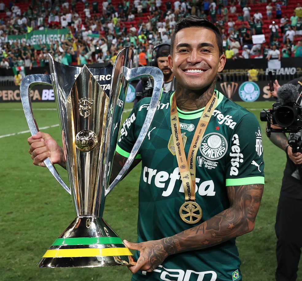 Dudu está a dois títulos de igualar Ademir da Guia e Junqueira  — Foto: Cesar Greco/Palmeiras