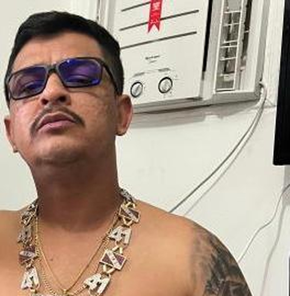 Leo 41, um dos chefes do tráfico de drogas do Pará — Foto: Reprodução