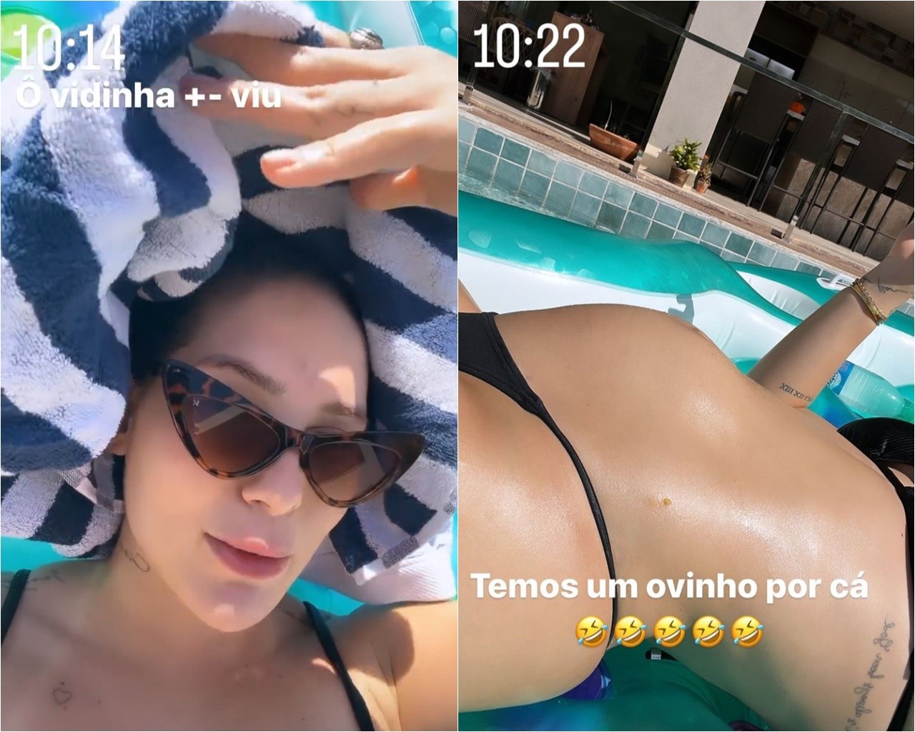 Virgínia Fonseca brinca com a barriguinha da gravidez (Foto: Reprodução/Instagram)