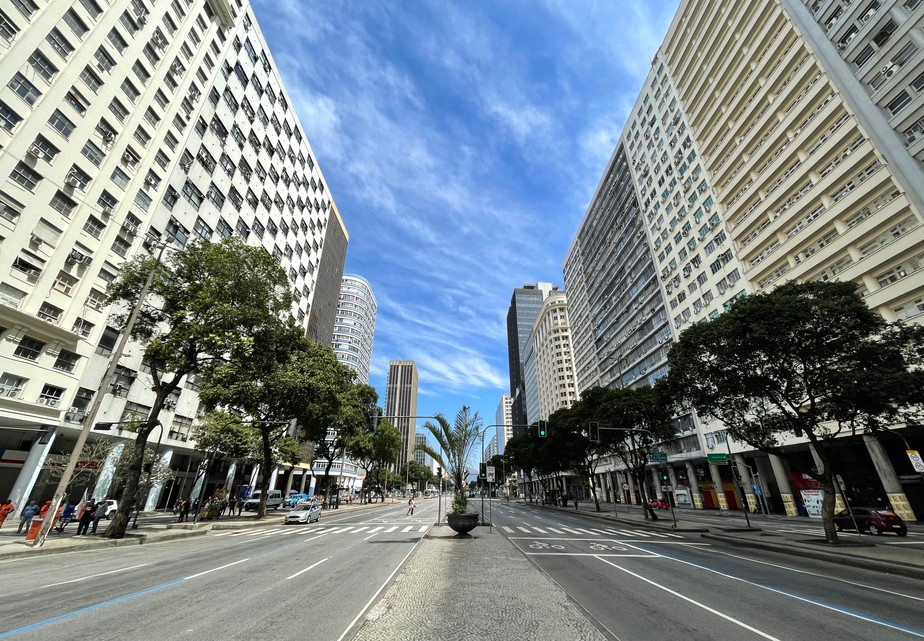 Avenida Presidente Vargas, no centro do Rio