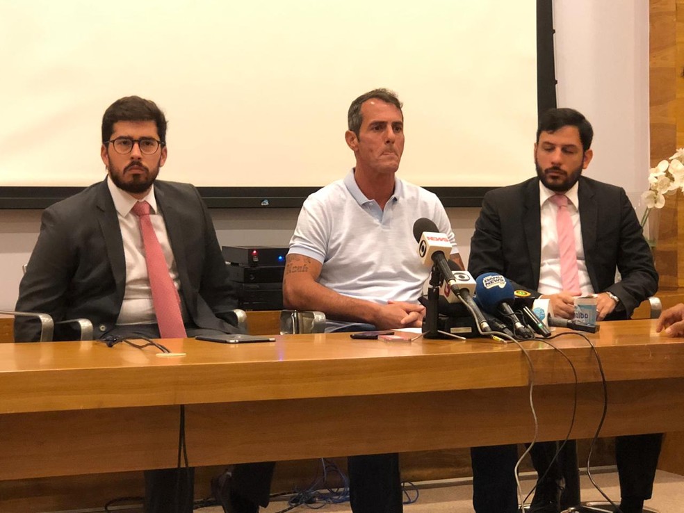 Marcello Siciliano durante entrevista coletiva neste sÃ¡bado (15) â Foto: Ricardo Abreu/GloboNews