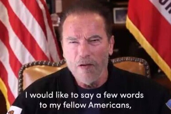 Arnold Schwarzenegger (Foto: Reprodução/Twitter)