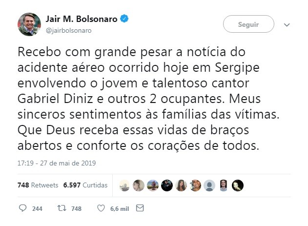 Bolsonaro (Foto: Reprodução)