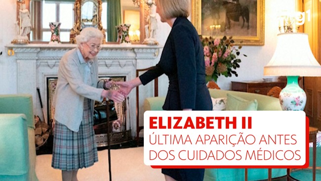 Última aparição da Rainha Elizabeth II antes de ficar sob cuidados médicos