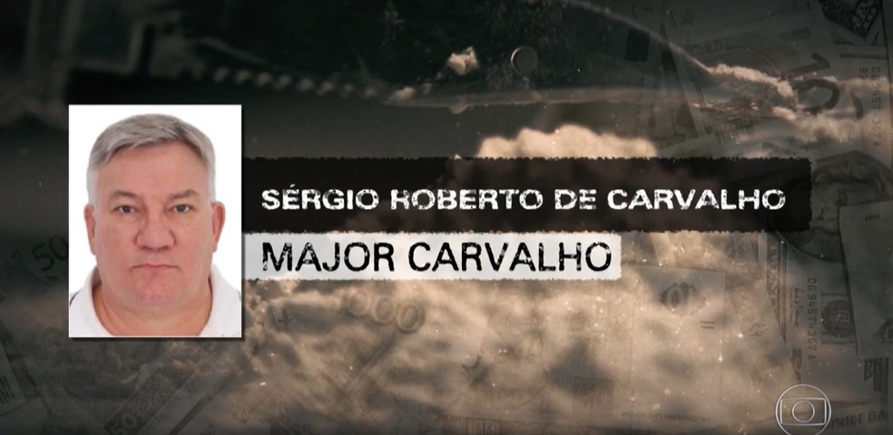 Major Carvalho trabalhou por dezesseis anos na Polícia Militar de Mato Grosso do Sul — Foto: TV Globo/Reprodução