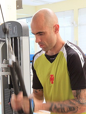 Cris treino Vasco (Foto: Marcelo Sadio / Site do Vasco)