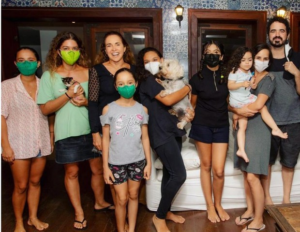 Daniela Mercury e família (Foto: Instagram)