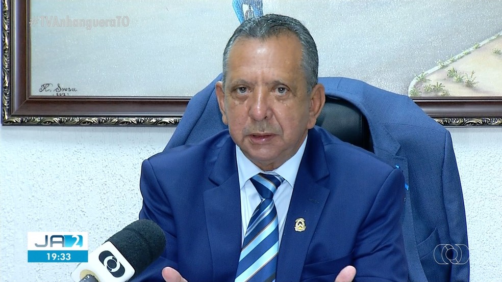 Deputado Antônio Andrade é o presidente da Assembleia Legislativa do Tocantins — Foto: Reprodução/TV Anhanguera