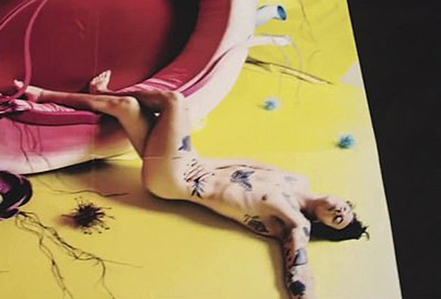 Harry Styles na arte de seu novo álbum, Fine Line (Foto: Reprodução)