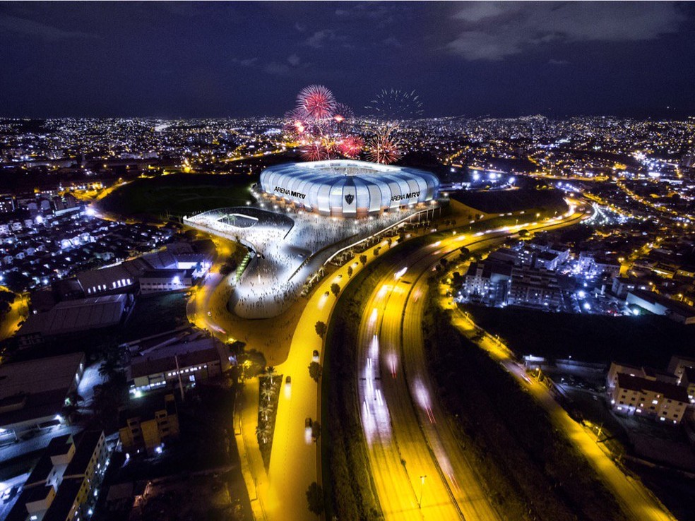 "Arena MRV", projeto do novo estádio do Galo — Foto: Reprodução/Internet