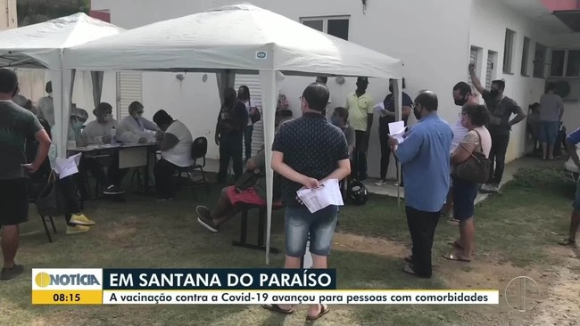 Vacinação contra a Covid-19 avança em Santana do Paraíso