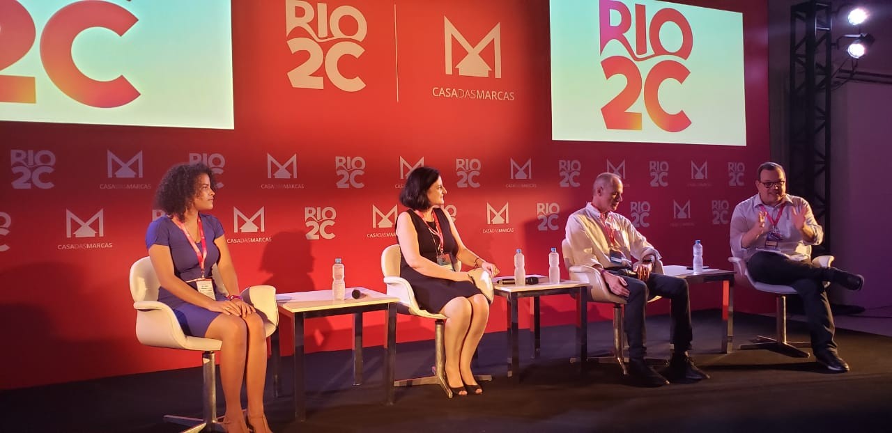 Francielly Rodrigues, Roseli de Deus Lopes, Marcelo Gleiser e Eraldo Carneiro (Foto: Nathalia Fabro/Editora Globo)
