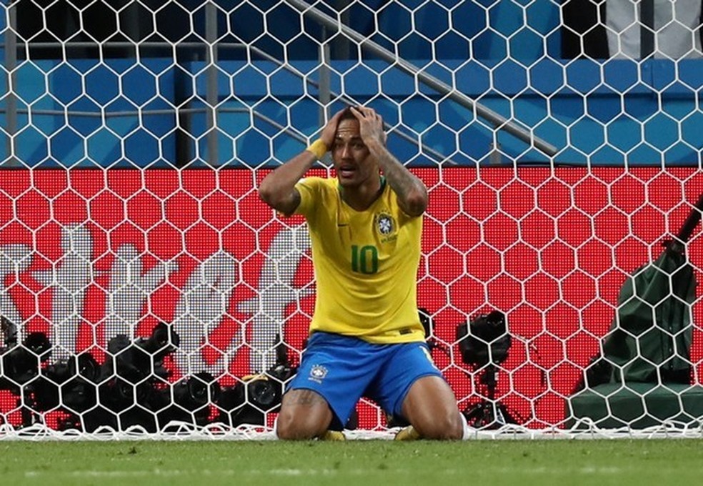 Neymar; Brasil x BÃ©lgica (Foto: Sergio Perez/Reuters)